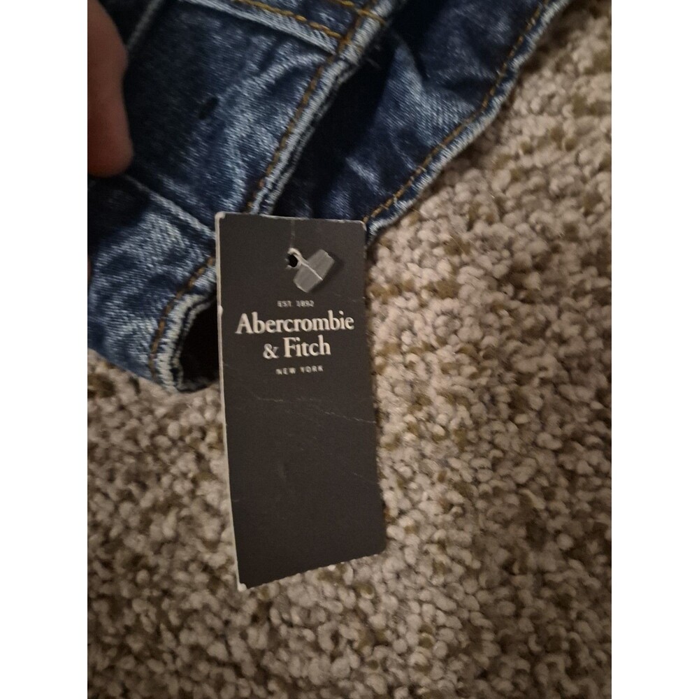 NWT Abercrombie & Finch Waist Tie Paperbag Mom Jeans High Rise 26/2 - Picture 4 of 8